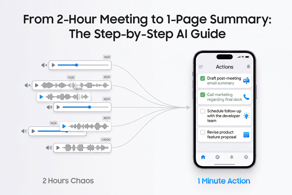 How AI Recorder Card Auto Summarizes Meeting Notes Efficiently
